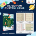 AQuran Custom Cover Untuk Anak Gratis Cetak Nama, dan Foto
